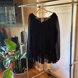 Diane Gilman sheer blouse
